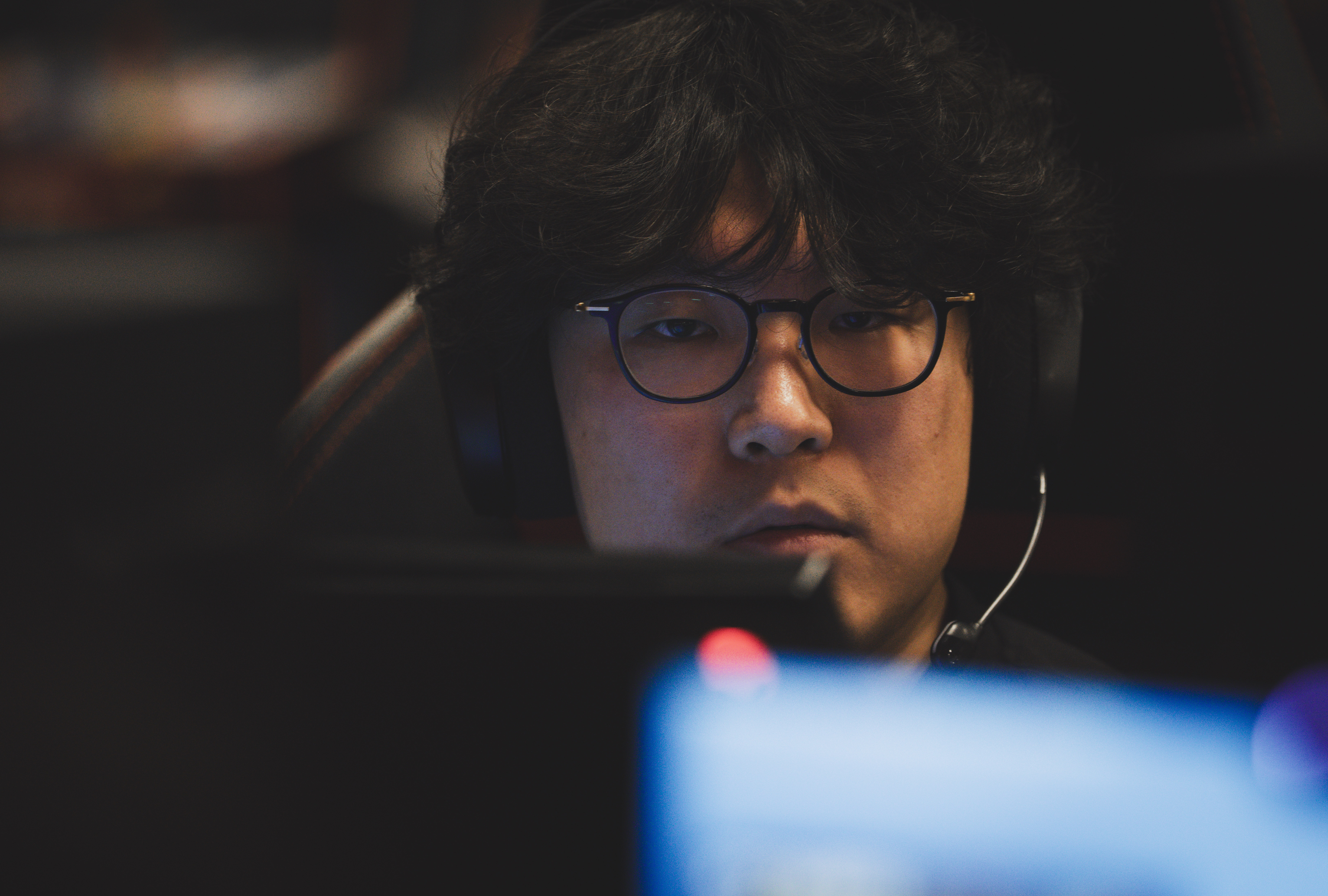 Competitor focused at their station
